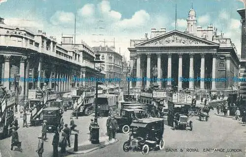 R025528 Bank und Royal Exchange. London. 1922