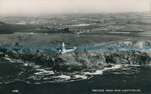 R024613 Trevose Kopf und Leuchtturm. Aero Pictorial. RP. 1961