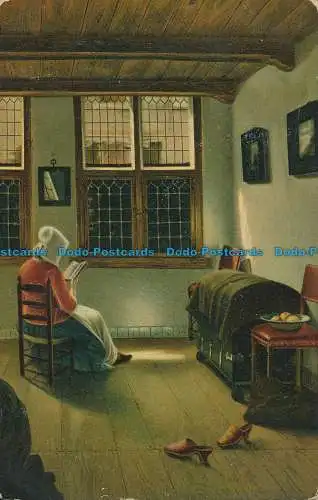 R025350 Inneres Einer Holl. Wohnstube. Pieter de Hooch. Stengel