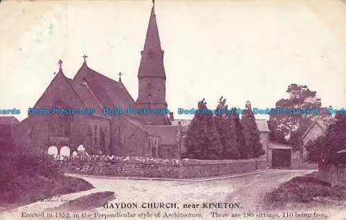 R025361 Gaydon Kirche in der Nähe von Kineton. 1904