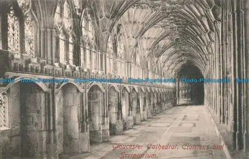 R025795 Gloucester Cathedral. Kreuzgang und Scriptorium. Frith. Nr 2362 B