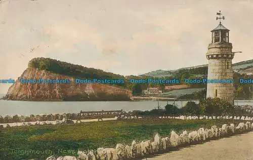 R025852 Teignmouth. Leuchtturm von Ness. Frith. Nr 26033. 1923