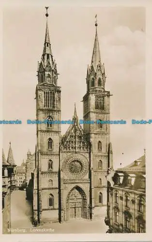 R025854 Nürnberg. Lorenzkirche. A. Zemsch. RP