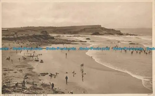 R026898 Crooklets Beach und Kompassspitze. Bude