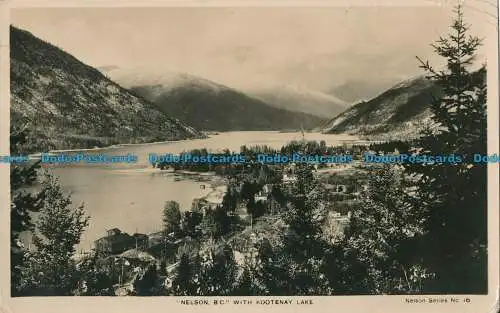 R027787 Nelson B.C. mit Kootenay Lake. Nelson. Nr 16. RP. 1932