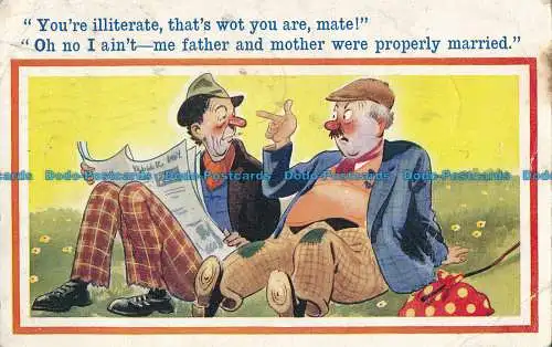 R026653 Sie sind Analphabet, das ist wot, dass Sie ein Partner sind. Mes. Sunshine Comi. 1951