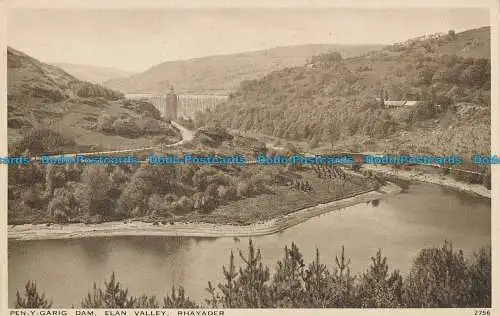 R026665 Pen Y Garig Dam. Elan Valley. Rhayader. Lachs. Nr 4756