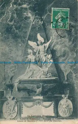 R027834 Nancy. Eglise de Bonsecours. Mausolee de Catherine Opalinska. Femme de S