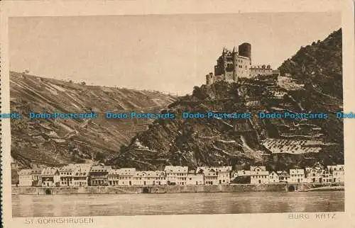 R027846 St Goarshausen. Burg Katz