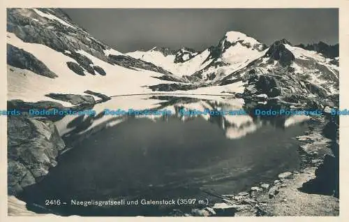 R028529 Naegelisgratseeli und Galenstock. Nr 2416