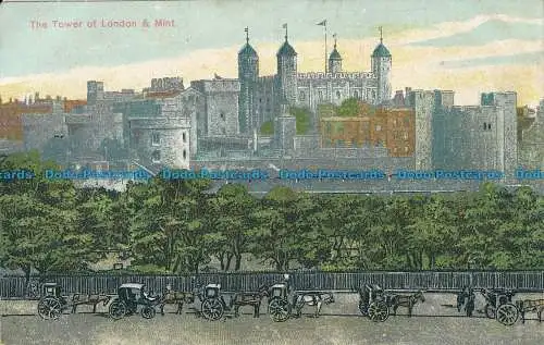 R027288 The Tower of London und Mint. B. B. London