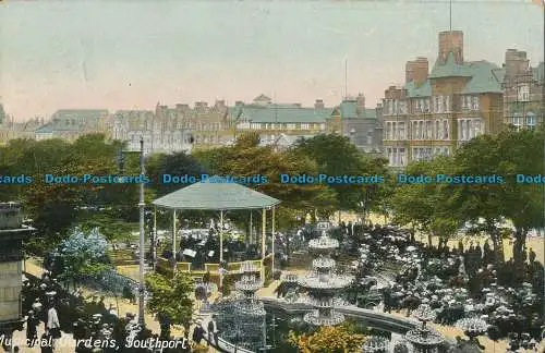 R026815 Stadtgärten. Southport. J. Shaw. 1907