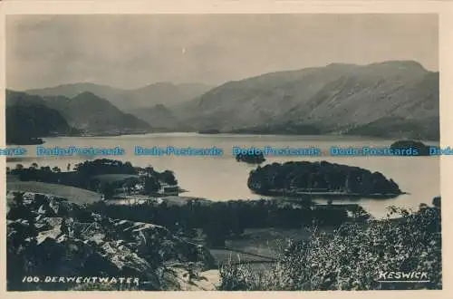 R027313 Derwentwater. Keswick. Pettitt Preis Medaille