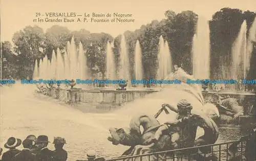 R028629 Versailles. Neptunbrunnen. A. Papeghin. Nr 29