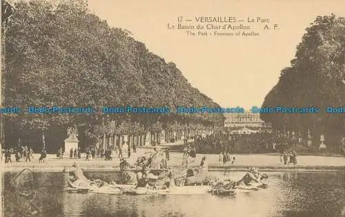 R028631 Versailles. Der Park. Brunnen von Apollon. A. Papeghin. Nr 17