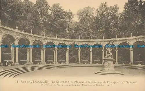 R028633 Parc de Versailles. Die Kolonade von Mansart und Entführung von Proserpin