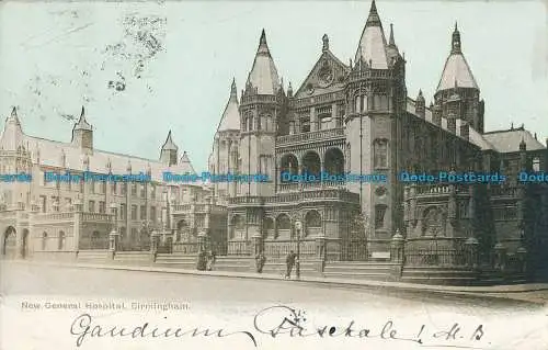 R027366 Neues allgemeines Krankenhaus. Birmingham. 1904