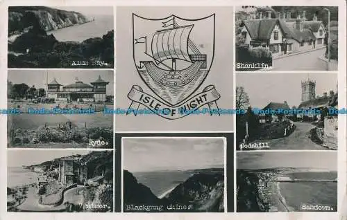 R028068 Isle of Wight. Mehrfachansicht. Nahe. RP. 1949