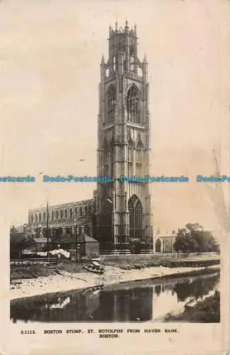 R028073 Boston Stump. St. Botolphs von Haven Bank. Boston. Kingsway. RP