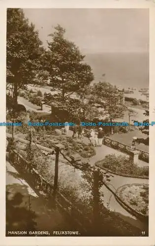 R029267 Mansion Gardens. Felixstowe. RP. 1930