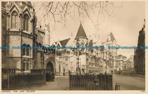 R029294 London. Die Gerichte. Photochrom. Nr 73761