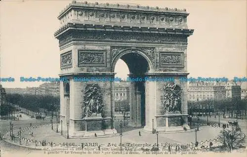 R028917 Paris. Arc de Triomphe de l Etoile. E. Le Deley. Nr 4062