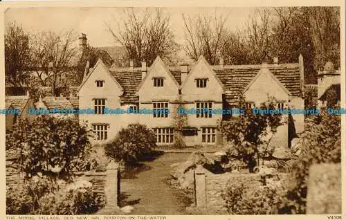 R029460 The Model Village Old New Inn. Bourton auf dem Wasser. Photochrom. Nr V410