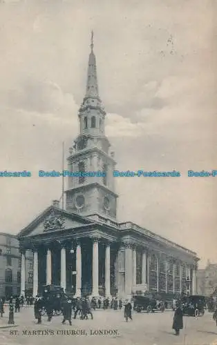 R028318 St. Martinskirche. London. C. Teich. 1911