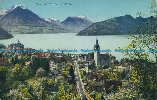 R027659 Vierwaldstattersee. Vitznau. E. Goetz. Nr 4354. 1909