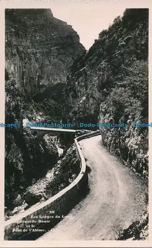 R028953 Les Gorges du Loup. La Nouvelle Route et le Pont de l Abime. Levy et Neu