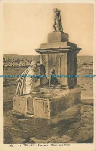 R011365 Timgad. Fontaine. Manneken Piss