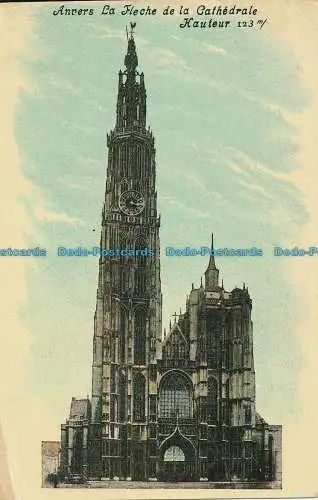 R011383 Anvers La Fleche de la Cathedrale. Kauteur