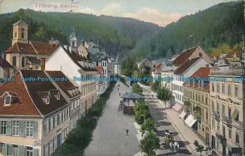 R011408 Triberg. Kurplatz. 1913