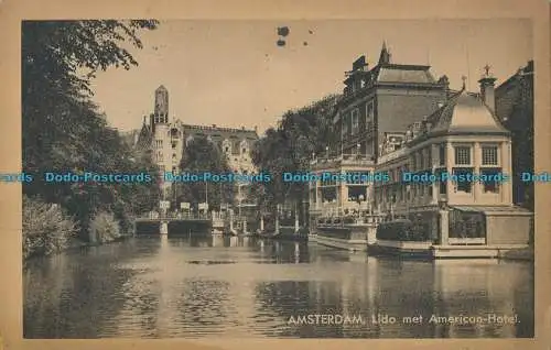 R011432 Amsterdam. Lido met American Hotel