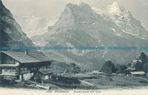 R011435 Grindelwald. Fiescherwand und Eiger