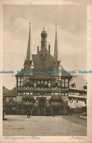 R011442 Wernigerode a.Harz. Rathaus. Bruno Hansmann