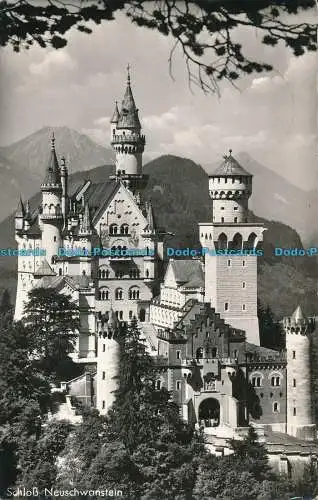 R011206 Schloss Neuschwanstein. Franz Milz. 1956