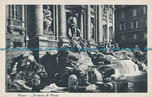 R011211 Roma. Fontana di Trevi. Enrico Verdesi