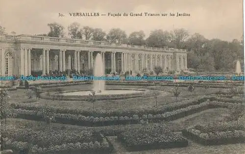 R011227 Versailles. Facade du Grand Trianon sur les Jardins. F. David. Nr 30