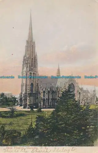 R011478 Erste Kirche. Dunedin. N.Z