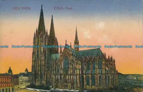 R011483 Der Rhein. Coln. Dom. Heiss und Co