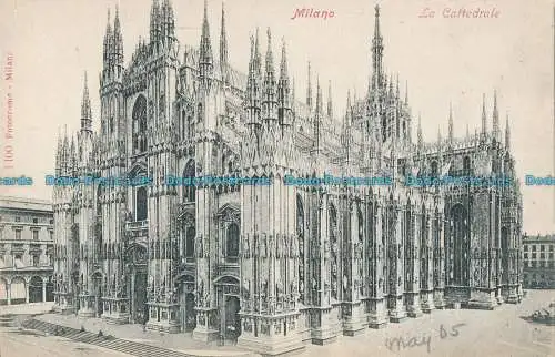 R011261 Milano. La Cattedrale. Fotocromo