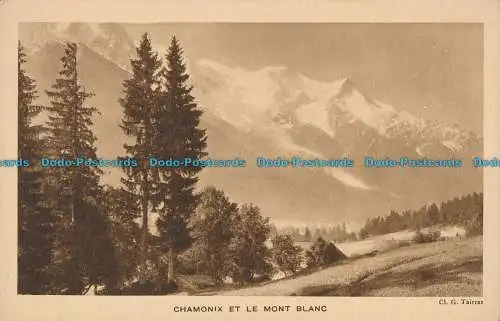 R011271 Chamonix et le Mont Blanc. G. Tairraz