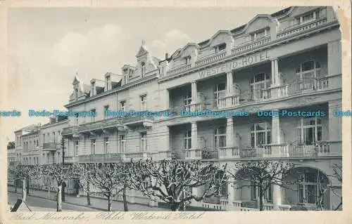 R011519 Bad Neuenahr. Rhld. Westend Hotel. C. Genzel. 1937