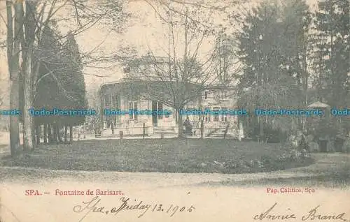 R011657 Spa. Fontaine de Barisart. 1905