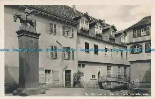 R011835 Neustadt a. d. Haardt. Gefallenendenkmal. H. Stich. RP