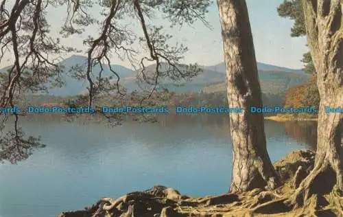 R082577 Die englischen Seen. Derwentwater von Friars Crag. Keswick. Sanderson und