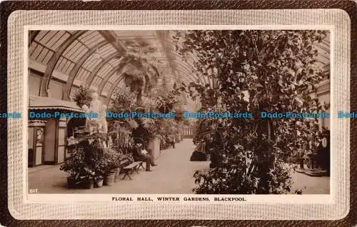 R096087 Blumenhalle. Wintergärten. Blackpool. 1912