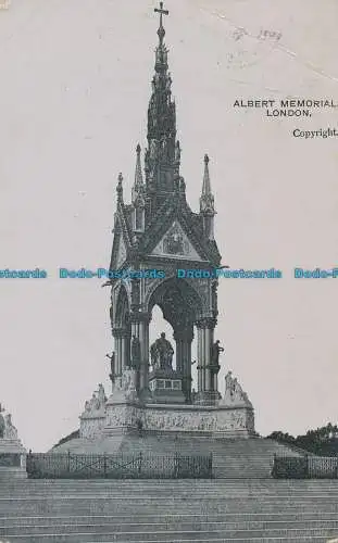 R096190 Albert Memorial. London. G. D. und D. L. The Star. 1906