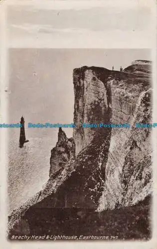 R096562 Beachy Head und Leuchtturm. Eastbourne. 1916